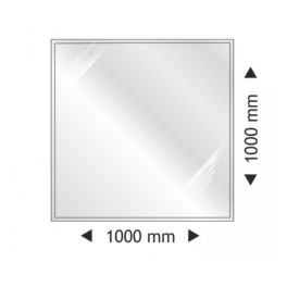 Квадратна скляна основа 1000x1000 mm