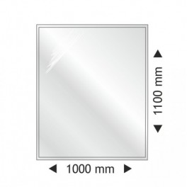 Прямокутна скляна основа 1000x1100mm